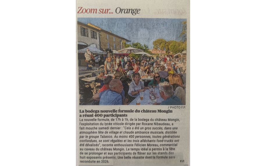La Provence : La Bodega de Mongin